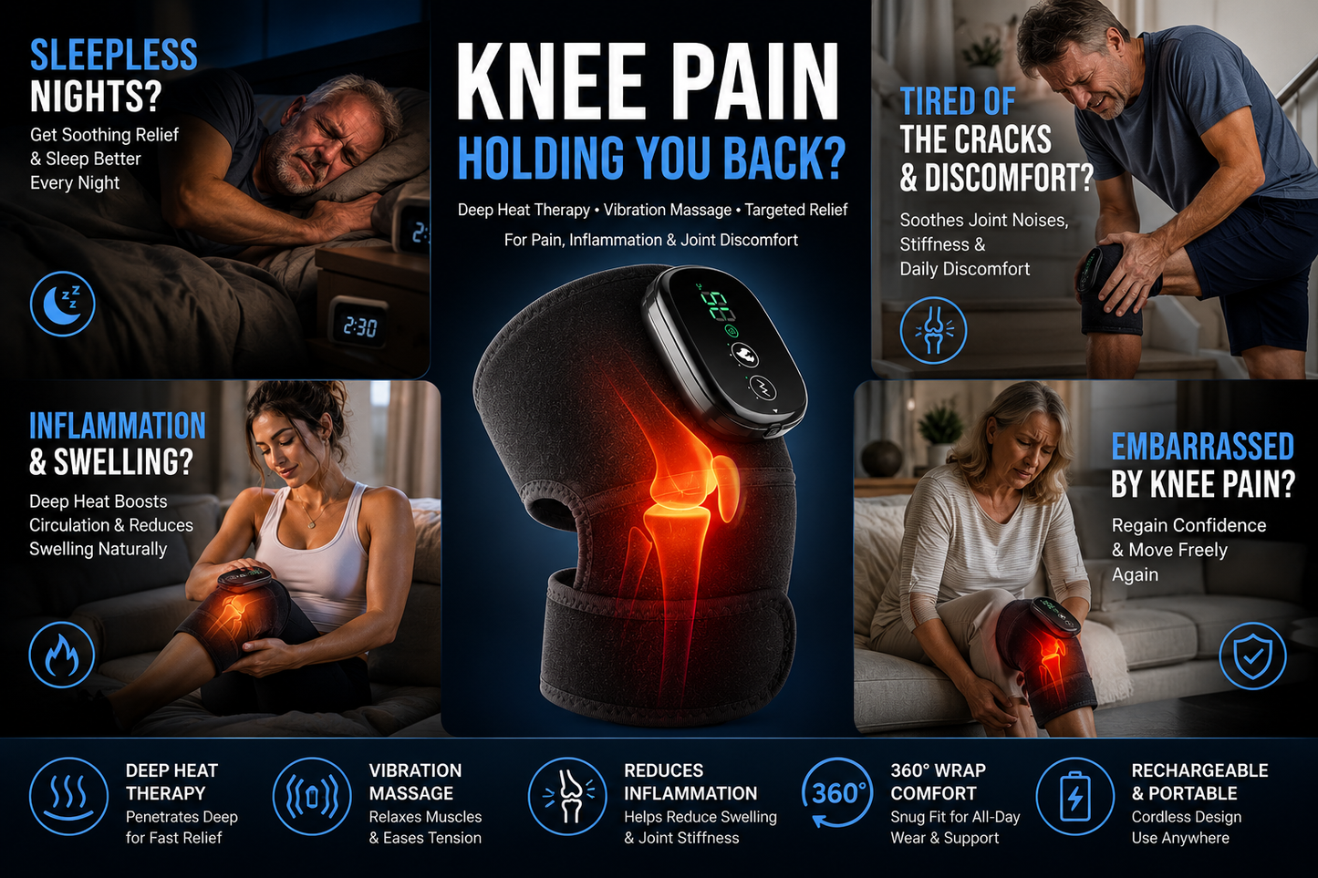 Myorix™ RecoveryWrap Pro — Heat Therapy for Inflammation  & Deep Recovery